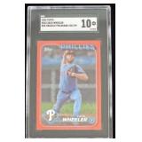 Zach Wheeler 2024T Red Crackle Foilboard 153/199