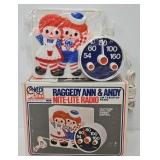 1974 Raggedy Ann & Andy Radio (factory sealed)