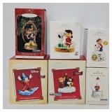 (6) Hallmark Christmas Ornaments (MIB)