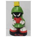 1997 Six Flags Marvin the Martian Vinyl Coin Bank