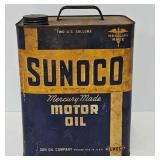 Vintage Sunoco 2 Gallon Motor Oil Can