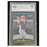 Bryce Harper 2011 Bowman Chrome Throwbacks Card