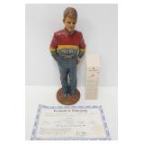 Thomas Clark Signed Jeff Gordon Resin Statue