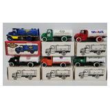 (6) Ertl Gas & Oil Promo AC Mack Tanker Banks