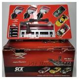 SCX Digital Racing 1:32 Pit Box Set w/3 Cars
