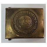 Military - WWI German M1895 Prussian Belt Buckle