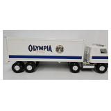 Ertl Pressed Steel Olympia Beer Tractor Trailer