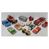 (13) Old Tin Litho & Metal Toys