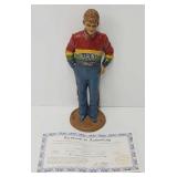 Thomas Clark Signed Jeff Gordon Resin Statue