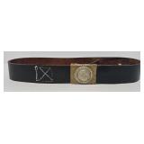 Military - WWI German Army Leather Belt w/Buckle