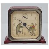 Lux Organ Grinder and Bear Alarm Clock, Works