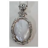 Sterling Silver & Mother of Pearl Necklace