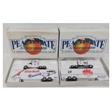 (2)Peachstate 1:64 Die Cast Promo Tractor Trailers