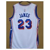 Lebron James Philadelphia 76ers White Jersey