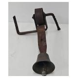 Antique Primitive Shopkeepers Brass Bell