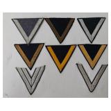 Military - (8) WWII German Rank Chevrons