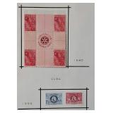 (2 Sets) 1955 Rotary International Jubilee Stamps