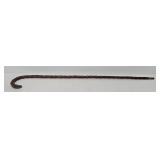 Antique Wooden Cane w/Silver Tipped Handle