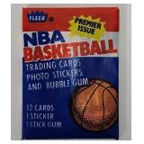 1986/87F Basketball Factory Sealed Pack