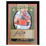 2019P Leather & Lumber #AU-JR Realmuto Autograph