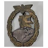 Military-WWII German Auxillary CruiserCombat Badge