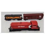 MTH CP Rail Diesel Loco, Freight Car & Caboose