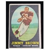 1958T #62 Jim Brown Rookie Football Card