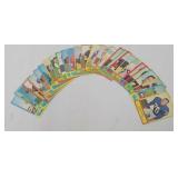 (28) 1963T Football Cards