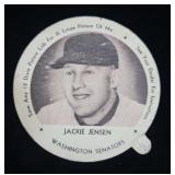 1953 Jackie Jensen Dixie Cup Lid