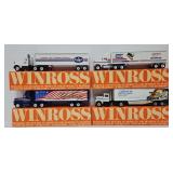 (4) Winross 1:64 Die Cast Promo Tractor Trailers