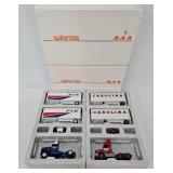 (2) Winross Die Cast Promo Tractors w/Dbl Trailers