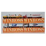 (4) Winross 1:64 Die Cast Promo Tractor Trailers