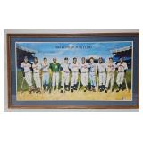 Ltd Edition Autographed 500 HR Club Poster Print