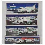 (4) Hess Gasoline Promo Trucks (MIB)