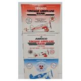 (3) Ltd Edition Die Cast Promo Airplane Banks