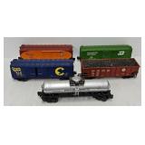 (5) IDM by UMD & K-Line O-Gauge Freight Cars