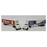(2) 1st Gen Winross 1:64 Die Cast Promo Trucks