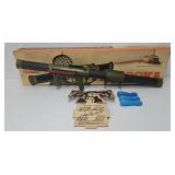 Remco Toy Bazooka Rocket Gun w/Orig Box