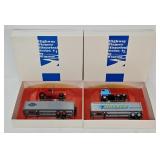(2) Winross Highway Pioneers Tractor Trailers