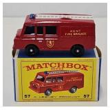 1966 Matchbox #57-2 Land Rover Fire Truck (MIB)