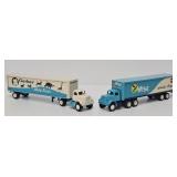 (2) Early Winross 1:64 Die Cast Promo Trucks