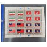 Stamps-(40) United Nations Flag Series Mint Sheets