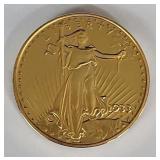 Gold Plated Copy of 1933 Gold Proof Coin