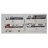 (4) Ertl Beer Promo 1:64 Die Cast Semi