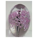 Daum France Crystal Paperweight (signed)