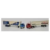 (2) Early Winross 1:64 Die Cast Promo Trucks