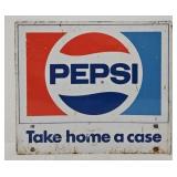 Pepsi-Cola "take Home A Case" Enamel Sign