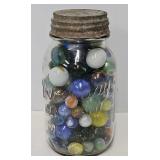 Mason Jar Full of Marbles