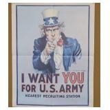 1975 US Army 22"x28" Recruiting Poster