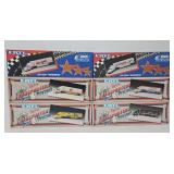 (6) 1992 Ertl 1:64 Die Cast Racing Transporters